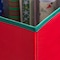 Hastings Home Wrapping Paper Storage Box Holds 20 Rolls of 30" Gift Wrap Upright Container with Lid, Dividers, Red 791816XLA - alternate 3